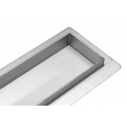 ODPŁYW LINIOWY 90 cm NAPO STAL NISKI SYFON 52 mm