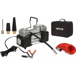 YATO KOMPRESOR SAMOCHODOWY Z MANOMETRTEM 12V POMPKA SPRĘŻARKA 250W