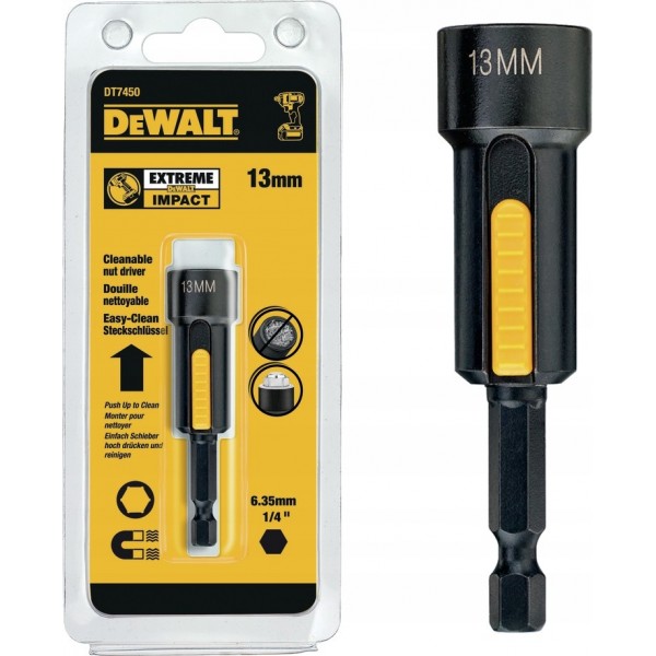 DeWALT końcówka nasadkowa magnetyczna 13mm DT7450 DeWALT końcówka nasadkowa magnetyczna 13mm DT7450