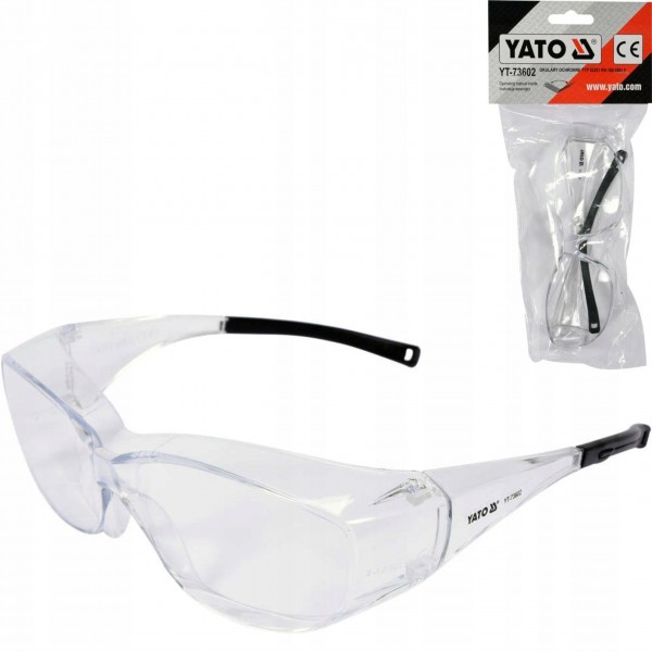 YATO OKULARY OCHRONNE TYPU FIT OVER, BEZBARWNE BHP YATO OKULARY OCHRONNE TYPU FIT OVER, BEZBARWNE BHP