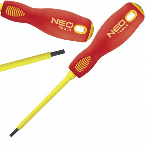 NEO TOOLS Wkrętak płaski 1000V, 3.0 x 100 mm, SvCm NEO TOOLS Wkrętak płaski 1000V, 3.0 x 100 mm, SvCm