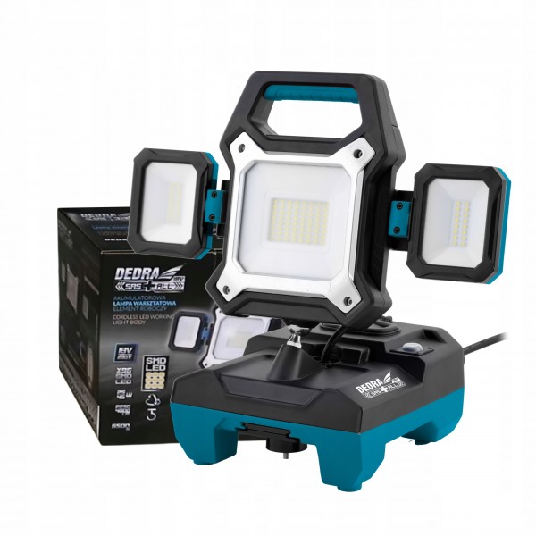 DEDRA LAMPA WARSZTATOWA AKUMULATOROWO-SIECIOWA 18V 25W 2500LM SOLO DED6907H DEDRA LAMPA WARSZTATOWA AKUMULATOROWO-SIECIOWA 18V 25W 2500LM SOLO DED6907H