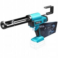 DEDRA WYCISKACZ AKUMULATOROWY PISTOLET DO SILIKONU 18V SAS+ALL DED7056
