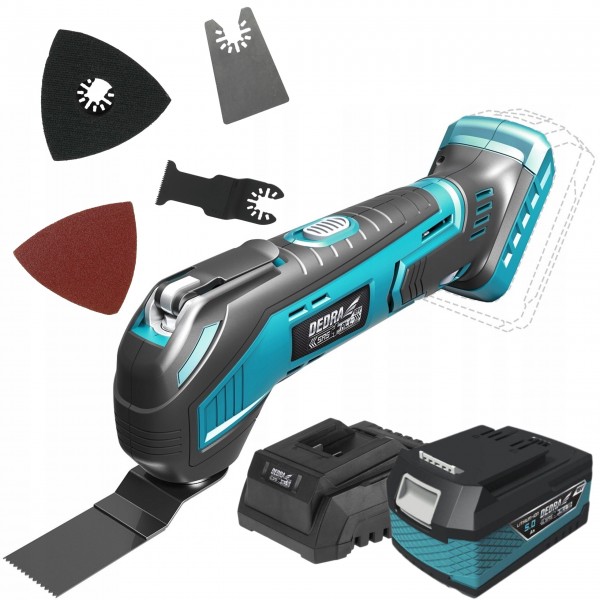 DEDRA URZĄDZENIE WIELOFUNKCYJNE MultiTool 18V +5Ah DEDRA URZĄDZENIE WIELOFUNKCYJNE MultiTool 18V +5Ah