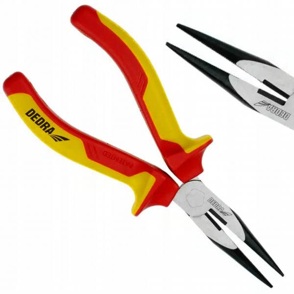 SZCZYPCE WYDŁUŻONE IZOLOWANE 160MM VDE DEDRA 12V43 SZCZYPCE WYDŁUŻONE IZOLOWANE 160MM VDE DEDRA 12V43