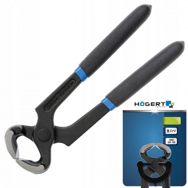 OBCĘGI SZCZYPCE DO GWOŻDZI 180MM HT1P350 HOGERT OBCĘGI SZCZYPCE DO GWOŻDZI 180MM HT1P350 HOGERT