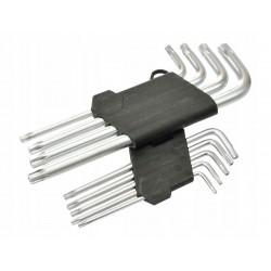 GEKO ZESTAW KLUCZY CrV TORX KLUCZE T10-T50 190MM