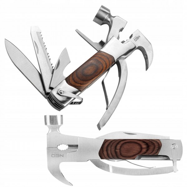NEO MULTITOOL SCYZORYK NÓŻ MŁOTEK NARZĘDZIE WIELOFUNKCYJNE 13w1 63-113 NEO MULTITOOL SCYZORYK NÓŻ MŁOTEK NARZĘDZIE WIELOFUNKCYJNE 13w1 63-113