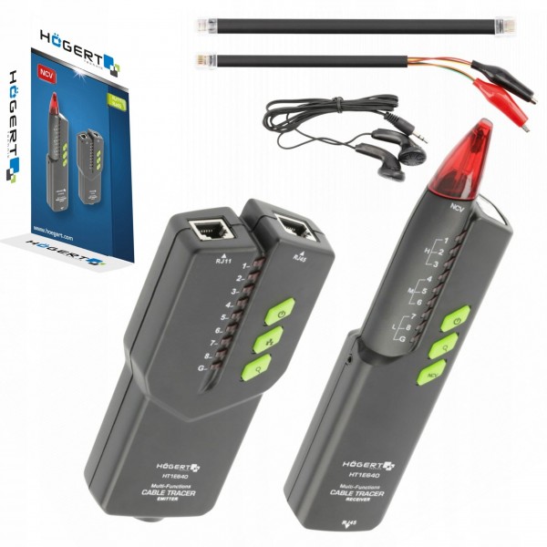 HOGERT HT1E640 WYKRYWACZ PRZEWODÓW RJ45 RJ11 NCV HOGERT HT1E640 WYKRYWACZ PRZEWODÓW RJ45 RJ11 NCV
