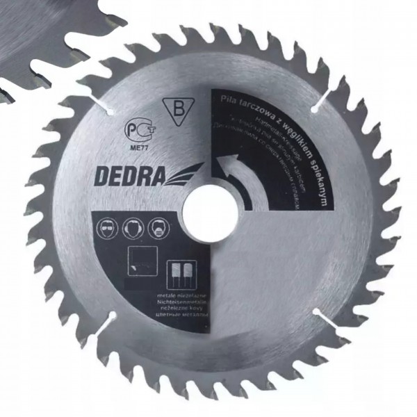 DEDRA TARCZA PIŁA TARCZOWA WIDIOWA WĘGLIK DO DREWNA 60Z 185X20 MM H18560