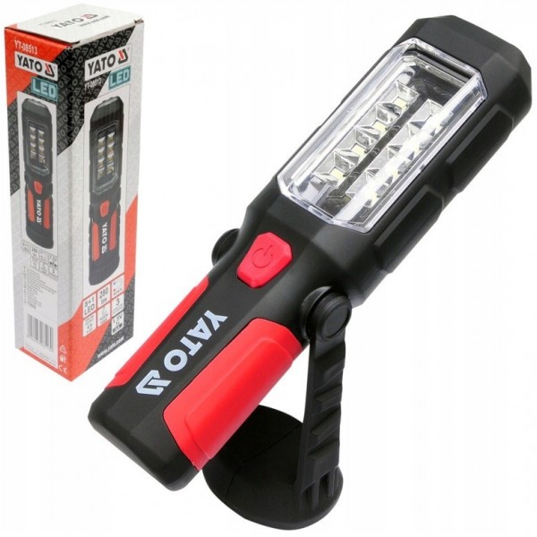 YATO LAMPA LATARKA WARSZTATOWA 2w1 LED 3 X AA 3 TRYBY ŚWIECENIA YT-08513 YATO LAMPA LATARKA WARSZTATOWA 2w1 LED 3 X AA 3 TRYBY ŚWIECENIA YT-08513