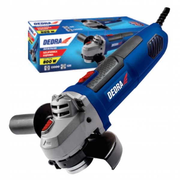 DEDRA SZLIFIERKA KĄTOWA CIĘCIA SZLIFOWANIA 125 / 22,2 MM 800W 230V DED7936 DEDRA SZLIFIERKA KĄTOWA CIĘCIA SZLIFOWANIA 125 / 22,2 MM 800W 230V DED7936