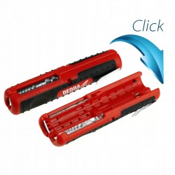 DEDRA ŚCIĄGACZ IZOLACJI PRZEWODÓW KABLI 0.5-6.0mm 125mm 1268S2