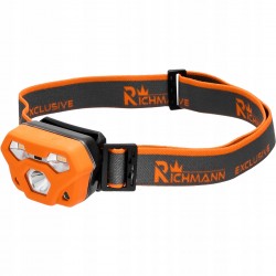 RICHMANN LATARKA CZOŁOWA CREE LED 4W+2LED CZUJNIK