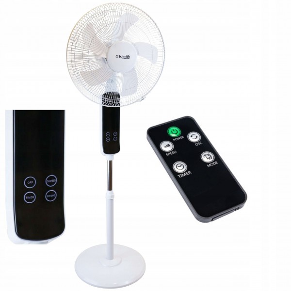 SCHMITH WENTYLATOR PODŁOGOWY WIATRAK 50W + PILOT SCHMITH WENTYLATOR PODŁOGOWY WIATRAK 50W + PILOT
