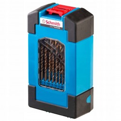 ZESTAW WIERTEŁ KOMPLET WIERTŁA DO METALU KOBALTOWE 1-13mm 25szt. SCHMITH DE