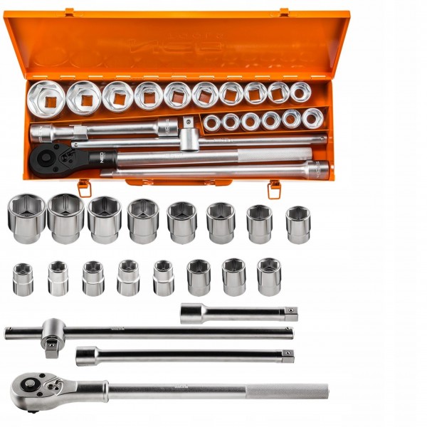NEO KLUCZE NASADOWE ZESTAW KLUCZY NASADOWYCH 3/4" ZESTAW 21 SZTUK 08-061 NEO KLUCZE NASADOWE ZESTAW KLUCZY NASADOWYCH 3/4" ZESTAW 21 SZTUK 08-061