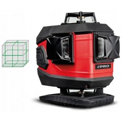 LASER PRO ZIELONY 4D AUTOMATYCZNY 4x360 30M STATYW