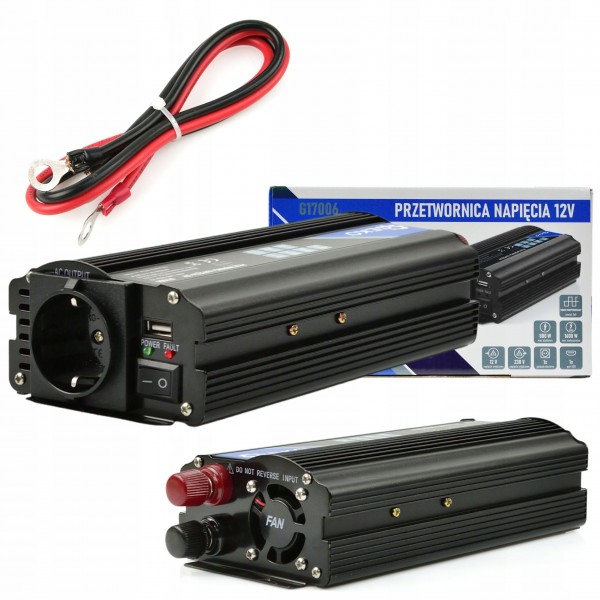 GEKO PRZETWORNICA NAPIĘCIA 12V/230V 800/1600W GEKO PRZETWORNICA NAPIĘCIA 12V/230V 800/1600W