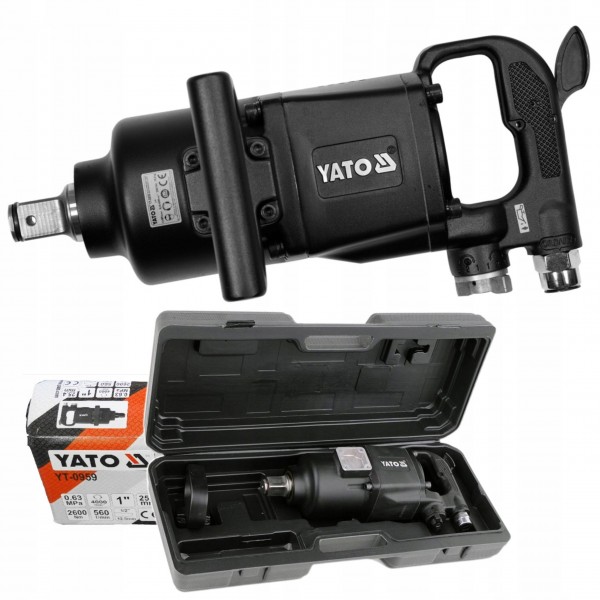 YATO KLUCZ UDAROWY 1" 2600NM KRÓTKI WALIZKA YT0959 YATO KLUCZ UDAROWY 1" 2600NM KRÓTKI WALIZKA YT0959