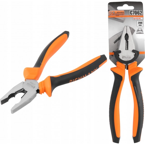 KOMBINERKI SZCZYPCE UNIWERSALNE 200mm CrV RICHMANN KOMBINERKI SZCZYPCE UNIWERSALNE 200mm CrV RICHMANN