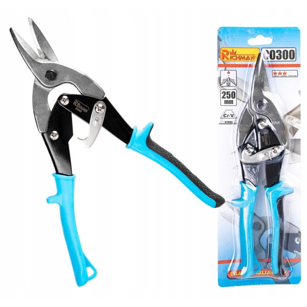 NOŻYCE DO BLACHY PROSTE 250MM C0300 RICHMANN NOŻYCE DO BLACHY PROSTE 250MM C0300 RICHMANN