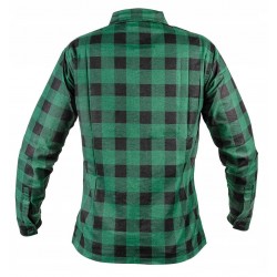 NEO KOSZULA FLANELOWA ROBOCZA zielona 81-546-3XL