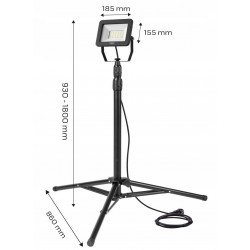 NEO REFLEKTOR LAMPA HALONEN 50W LED 4500LM +STATYW