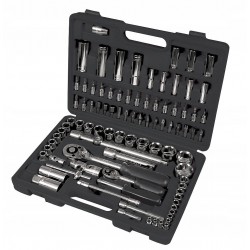 PROLINE ZESTAW 94el. KLUCZE NASADOWE i KOŃCÓWKI 1/2” 1/4” TORX BITY