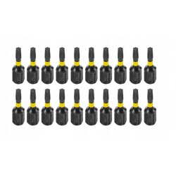 GRAPHITE BITY KOŃCÓWKI UDAROWE TORX TX15 25MM 20EL