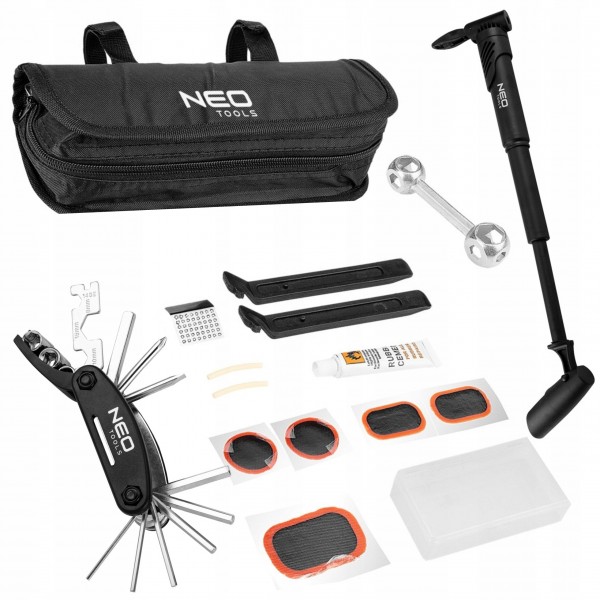 NEO MULTITOOL ROWEROWY ZESTAW NAPRAWCZY OPON KÓŁ W WYGODNYM ETUI 91-013 NEO MULTITOOL ROWEROWY ZESTAW NAPRAWCZY OPON KÓŁ W WYGODNYM ETUI 91-013