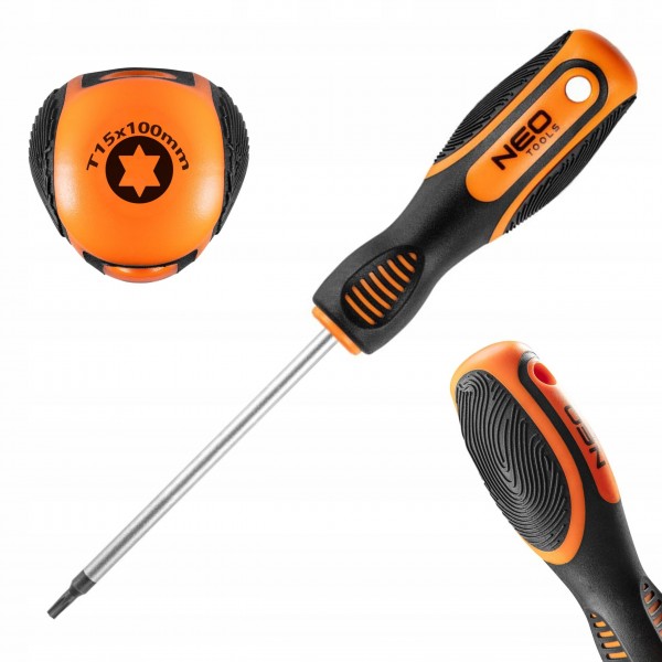 WKRĘTAK ŚRUBOKRĘT TORX T15 X 100 MM NEO 04-187 WKRĘTAK ŚRUBOKRĘT TORX T15 X 100 MM NEO 04-187