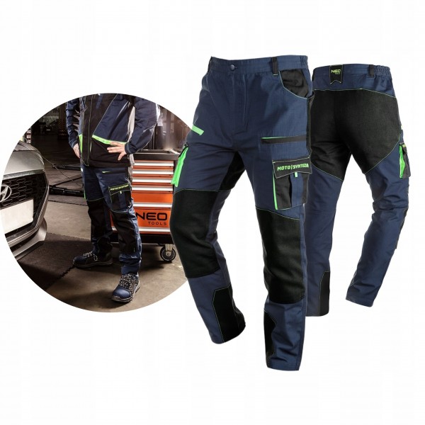 NEO SPODNIE ROBOCZE BHP DO PASA MOTOSYNTEZA BAWEŁNA RIP 81-235 R. XXXL/58 NEO SPODNIE ROBOCZE BHP DO PASA MOTOSYNTEZA BAWEŁNA RIP 81-235 R. XXXL/58