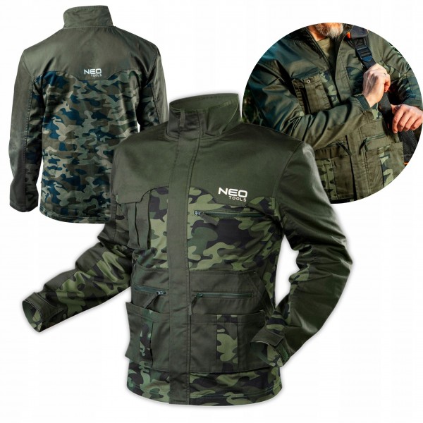 NEO BLUZA MORO KURTKA ROBOCZA CAMO SURVIVAL WZMOCNIONA 81-211 S/48 NEO BLUZA MORO KURTKA ROBOCZA CAMO SURVIVAL WZMOCNIONA 81-211 S/48