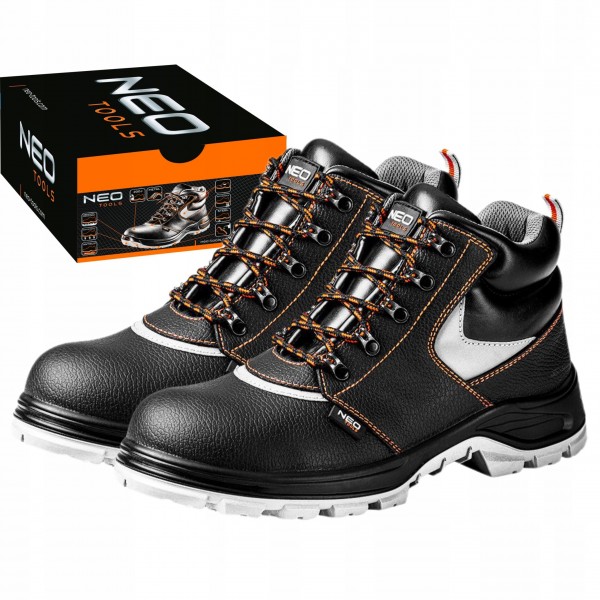 NEO BUTY TRZEWIKI SKÓRZANE ROBOCZE METALOWY PODNOSEK SRA 82-025 r. 44 NEO BUTY TRZEWIKI SKÓRZANE ROBOCZE METALOWY PODNOSEK SRA 82-025 r. 44