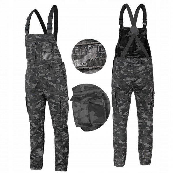 NEO SPODNIE OGRODNICZKI ROBOCZE DO PASA CAMO URBAN SURVIVAL 81-252 XS/46 NEO SPODNIE OGRODNICZKI ROBOCZE DO PASA CAMO URBAN SURVIVAL 81-252 XS/46