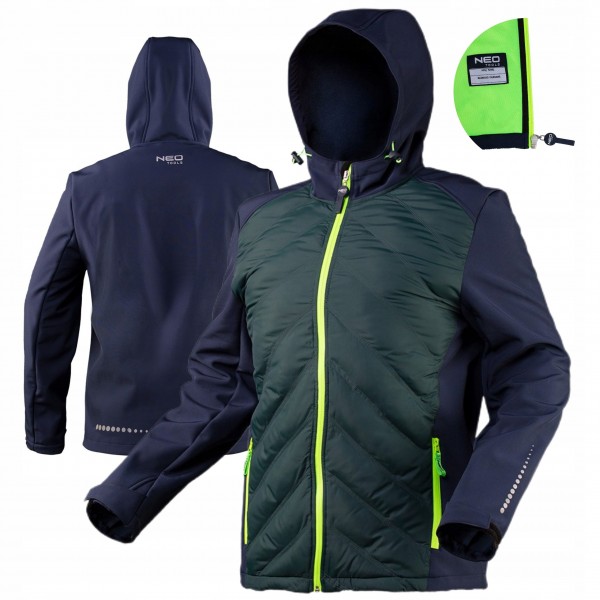 NEO KURTKA ROBOCZA BLUZA SOFTSHELL Z OCIEPLACZEM WATERPROOF 5000mm S/48 NEO KURTKA ROBOCZA BLUZA SOFTSHELL Z OCIEPLACZEM WATERPROOF 5000mm S/48