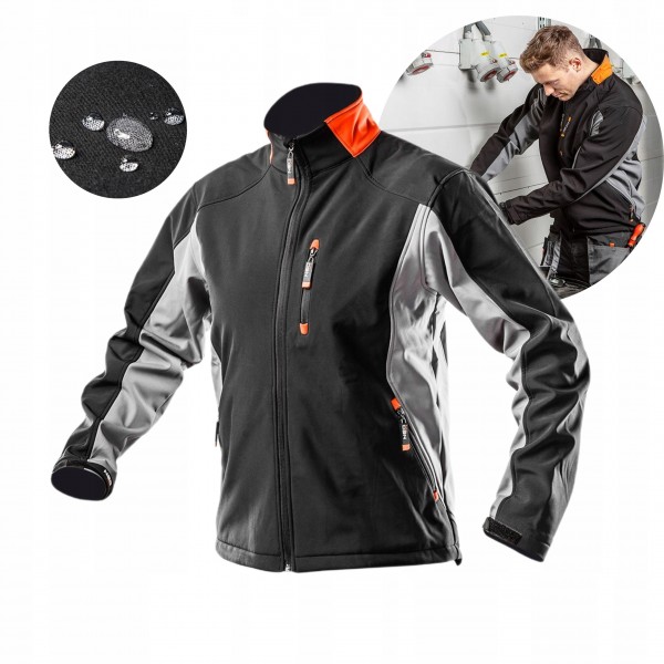 NEO KURTKA ROBOCZA BLUZA SOFTSHELL WATERPROOF 5000mm 81-550 ROZMIAR L/52 NEO KURTKA ROBOCZA BLUZA SOFTSHELL WATERPROOF 5000mm 81-550 ROZMIAR L/52