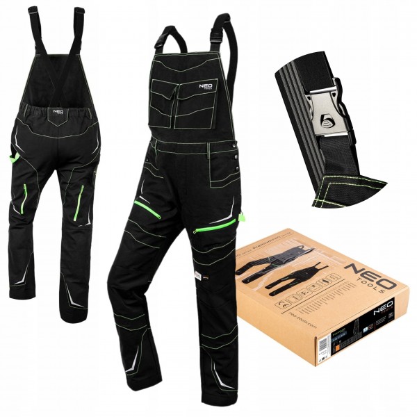 NEO SPODNIE OGRODNICZKI ROBOCZE PREMIUM PRO R. XL