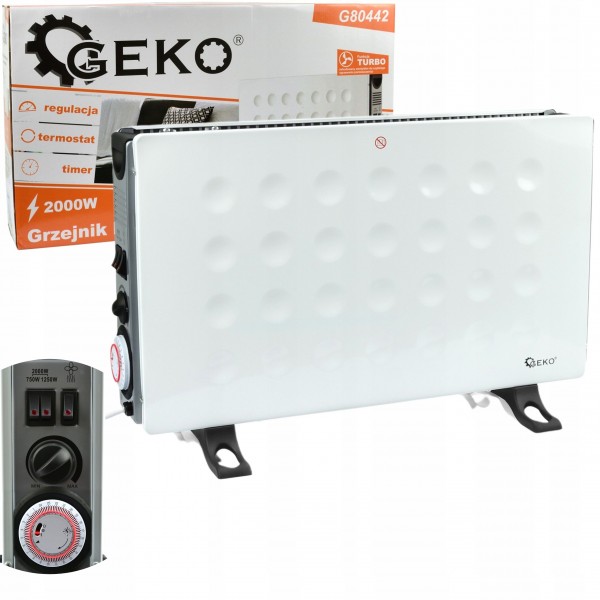 GRZEJNIK KONWEKTOROWY TURBO & TIMER TERMOSTAT 750/1250/2000W 2000W GRZEJNIK KONWEKTOROWY TURBO & TIMER TERMOSTAT 750/1250/2000W 2000W