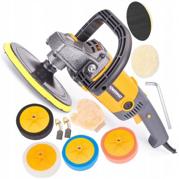 POLERKA SAMOCHODOWA DO LAKIERU SZFIFIERKA 2600W 4X GĄBKA FILC+RĘKAWICE POLERKA SAMOCHODOWA DO LAKIERU SZFIFIERKA 2600W 4X GĄBKA FILC+RĘKAWICE