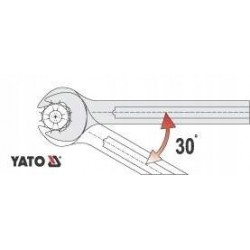 YATO ZESTAW KLUCZY PŁASKICH 6-32 MM 12 SZTUK YT-0381 + PŁACHTA KLUCZE