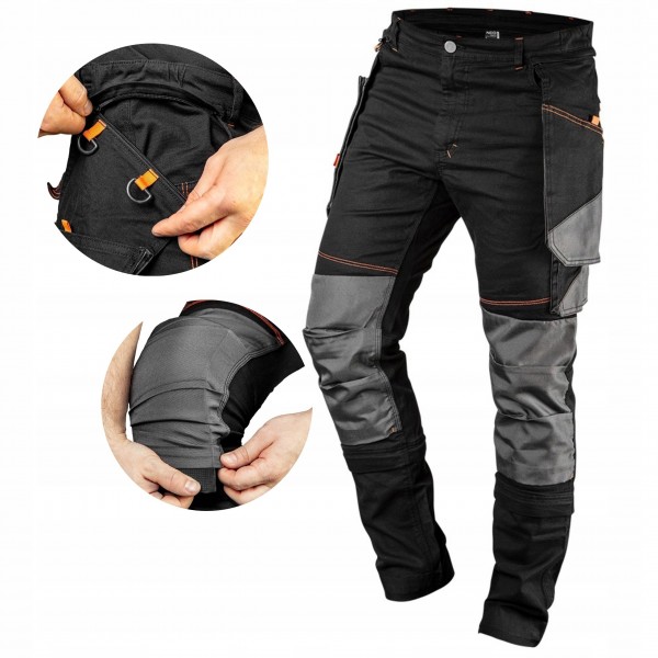 NEO SPODNIE ROBOCZE HD 2w1 SLIM ODPINANE KIESZENIE PROFILED 81-239 XL/54 NEO SPODNIE ROBOCZE HD 2w1 SLIM ODPINANE KIESZENIE PROFILED 81-239 XL/54