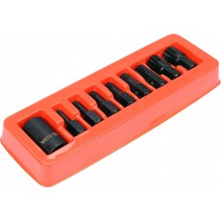 YATO ZESTAW UDAROWYCH KLUCZY TRZPIENIOWYCH SPLINE 1/2 FOSFATOWANE YT-10663