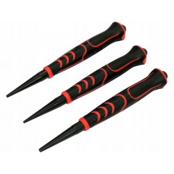 YATO ZESTAW 3 SZT DOBIJAKI WYBIJAKI DO GWOŹDZI 125 mm GROT 0.8-2.4 mm