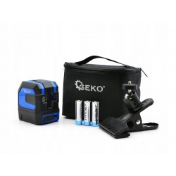 POZIOMICA LASEROWA LASER KRZYŻOWY SAMOPOZIOMUJĄCY GEKO + STATYW + TYCZKA