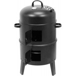 WĘDZARNIA OGRODOWA STALOWA WĘDZARKA GRILL 37 cm