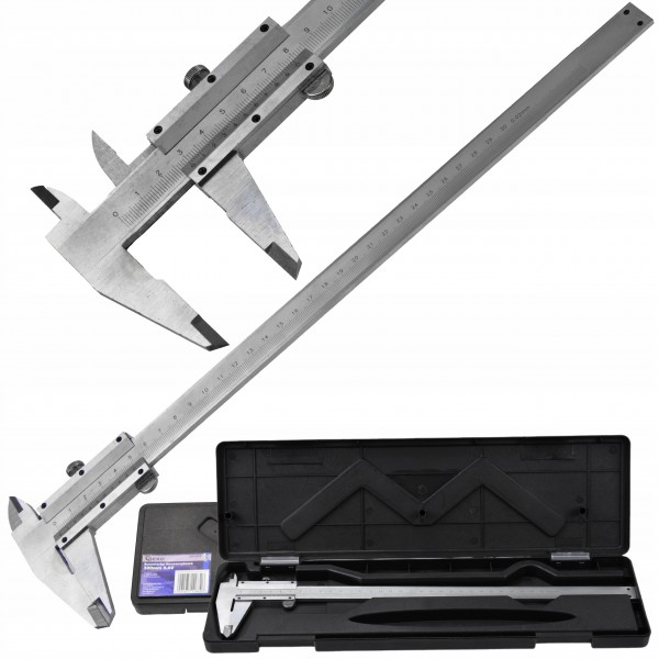 GEKO SUWMIARKA NONIUSZOWA DWUSZCZĘKOWA ETUI ANALOGOWA 0-300mm 0.02mm GEKO SUWMIARKA NONIUSZOWA DWUSZCZĘKOWA ETUI ANALOGOWA 0-300mm 0.02mm