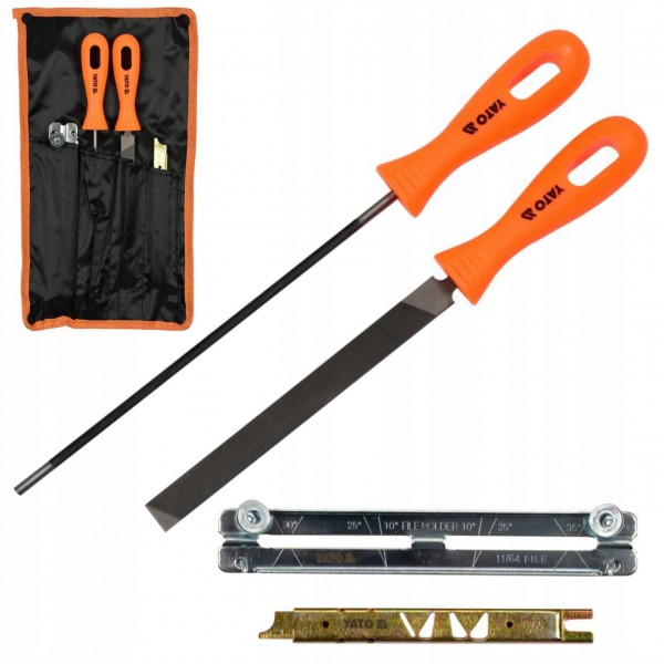 YATO KOMPLET ZESTAW DO OSTRZENIA ŁAŃCUCHA 4.5mm PILNIK 4 ELEMENTY YT-85041 YATO KOMPLET ZESTAW DO OSTRZENIA ŁAŃCUCHA 4.5mm PILNIK 4 ELEMENTY YT-85041