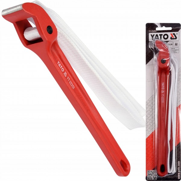 YATO KLUCZ TAŚMOWY DO RUR I FILTRÓW OLEJU 200mm 8'' NYLONOWY PASEK YT-22255 YATO KLUCZ TAŚMOWY DO RUR I FILTRÓW OLEJU 200mm 8'' NYLONOWY PASEK YT-22255